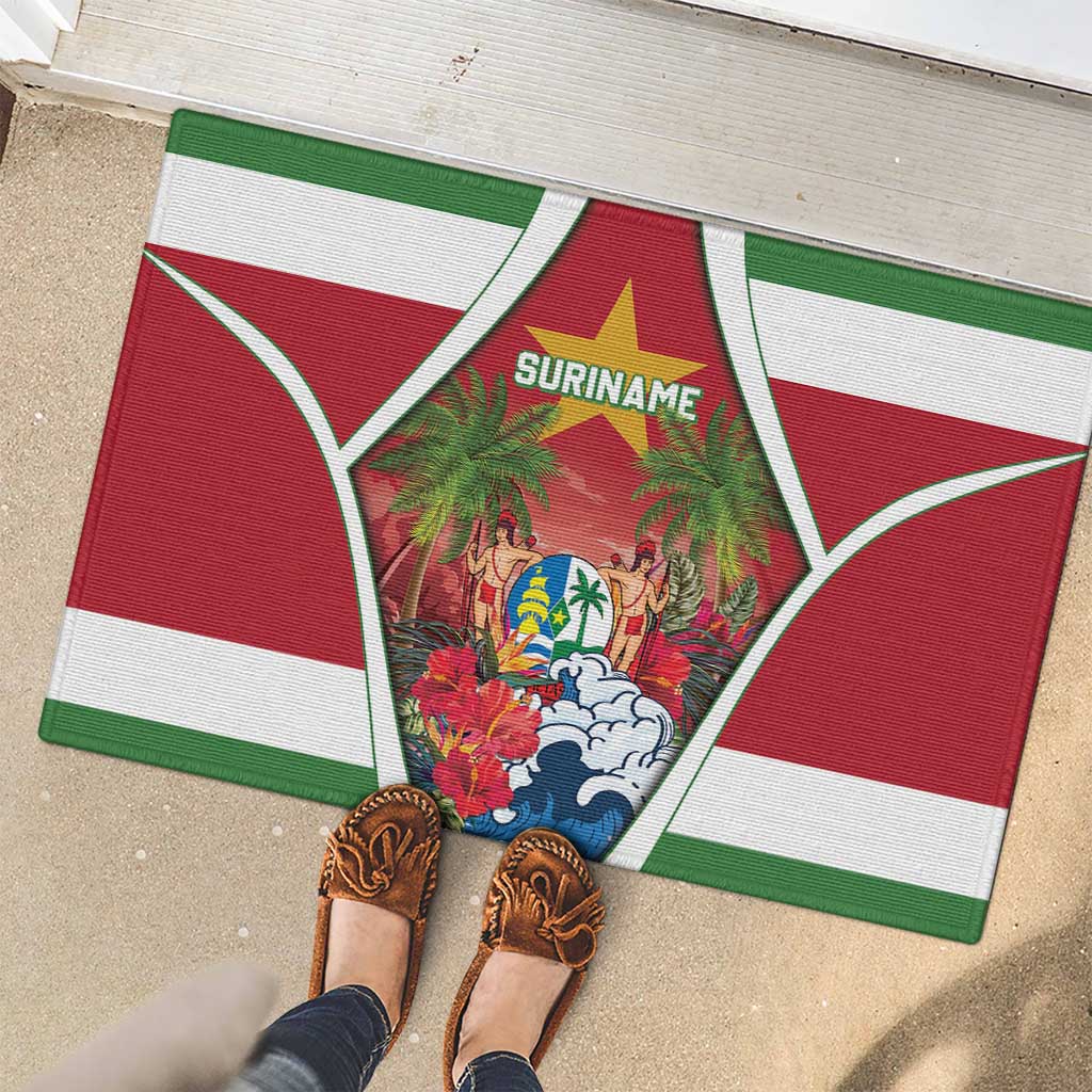 Suriname Ketikoti Rubber Doormat Happy Emancipation Day - Wonder Print Shop