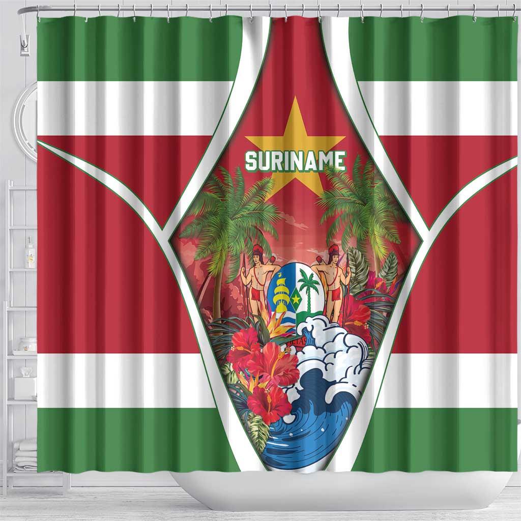 Suriname Ketikoti Shower Curtain Happy Emancipation Day - Wonder Print Shop