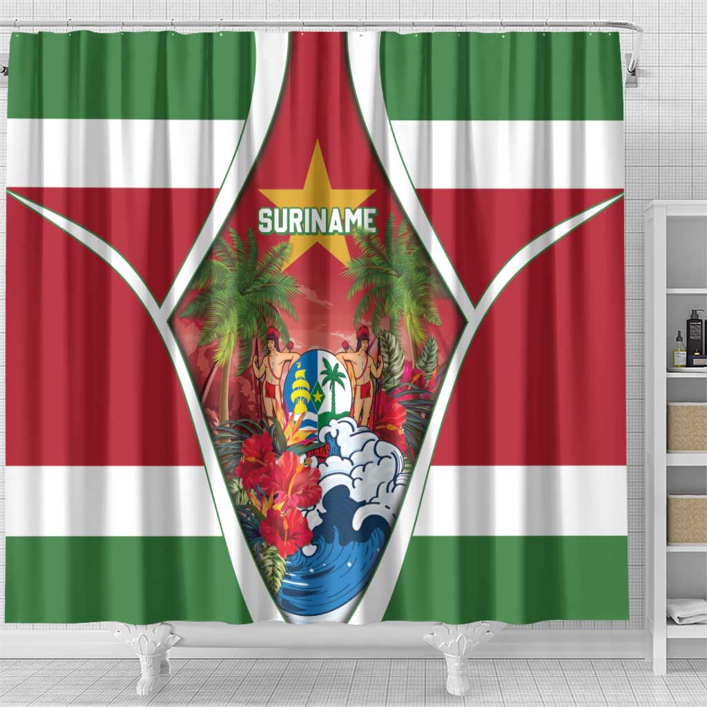 Suriname Ketikoti Shower Curtain Happy Emancipation Day - Wonder Print Shop