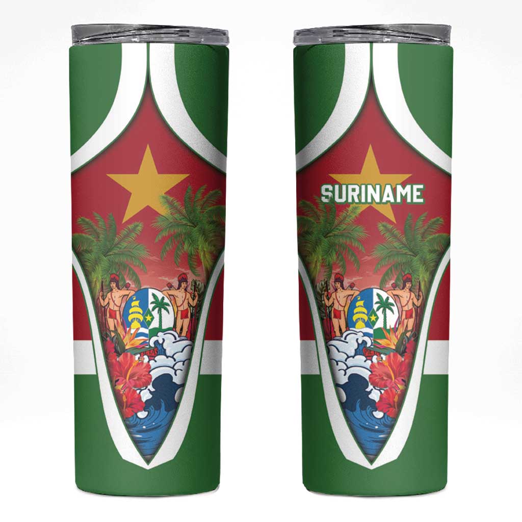 Suriname Ketikoti Skinny Tumbler Happy Emancipation Day - Wonder Print Shop