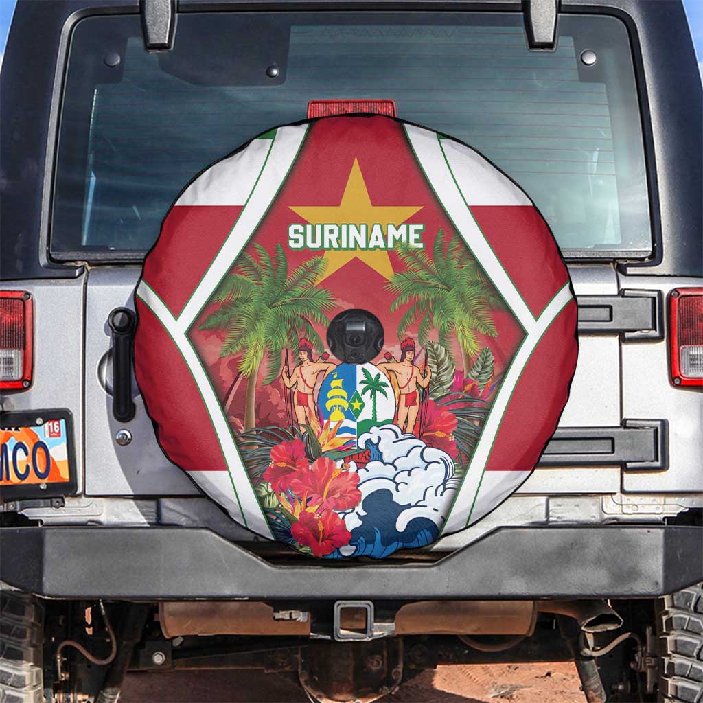 Suriname Ketikoti Spare Tire Cover Happy Emancipation Day - Wonder Print Shop