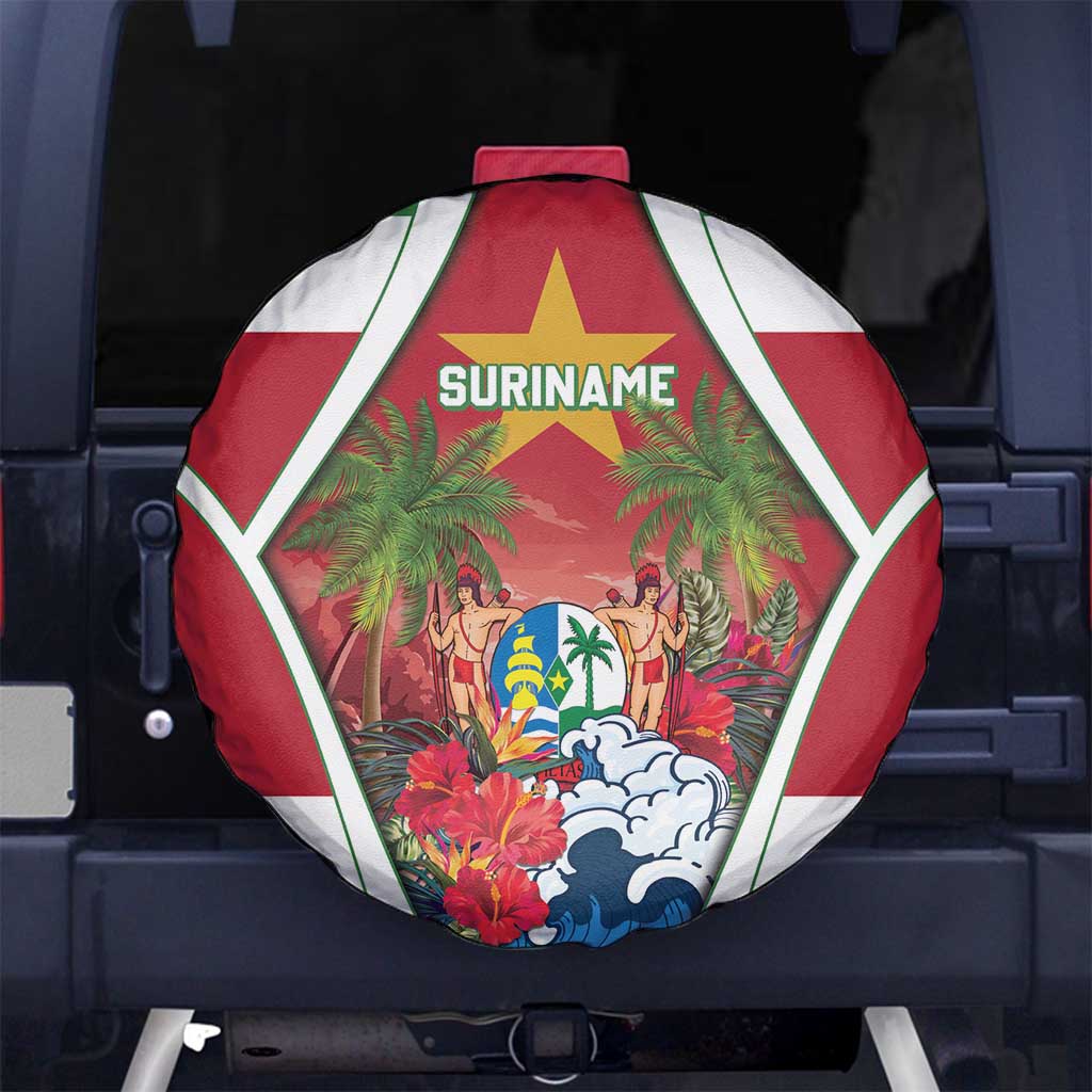 Suriname Ketikoti Spare Tire Cover Happy Emancipation Day - Wonder Print Shop