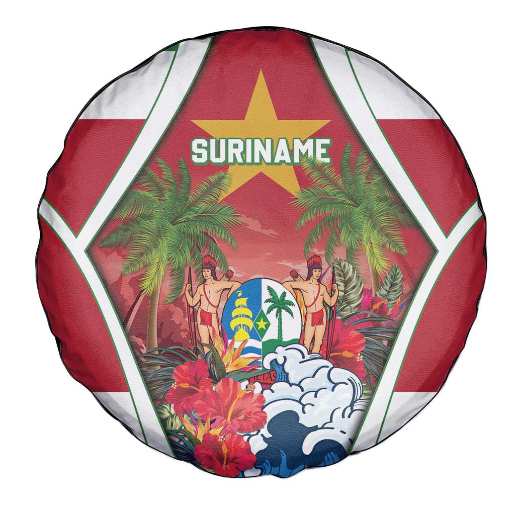 Suriname Ketikoti Spare Tire Cover Happy Emancipation Day - Wonder Print Shop
