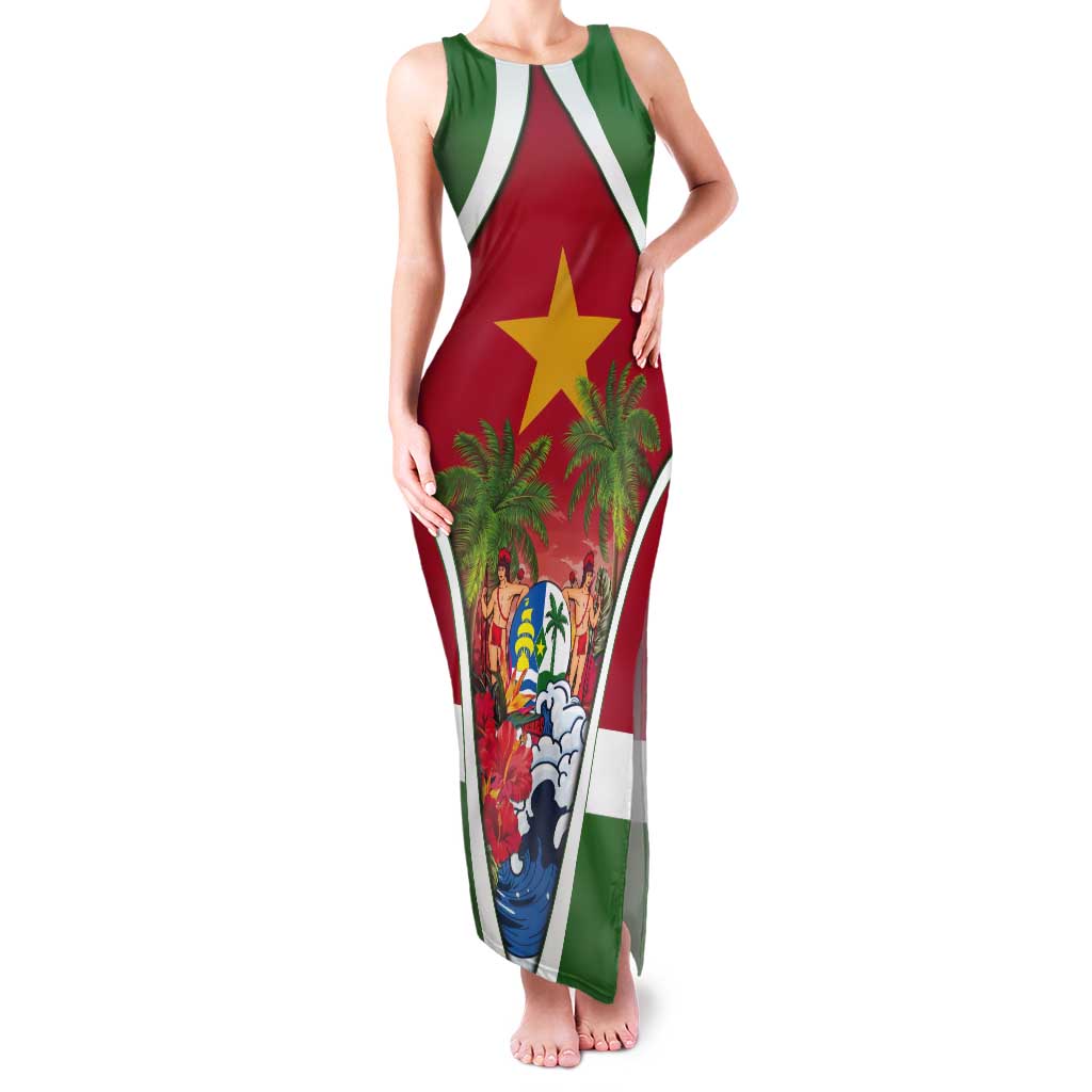 Suriname Ketikoti Tank Maxi Dress Happy Emancipation Day - Wonder Print Shop