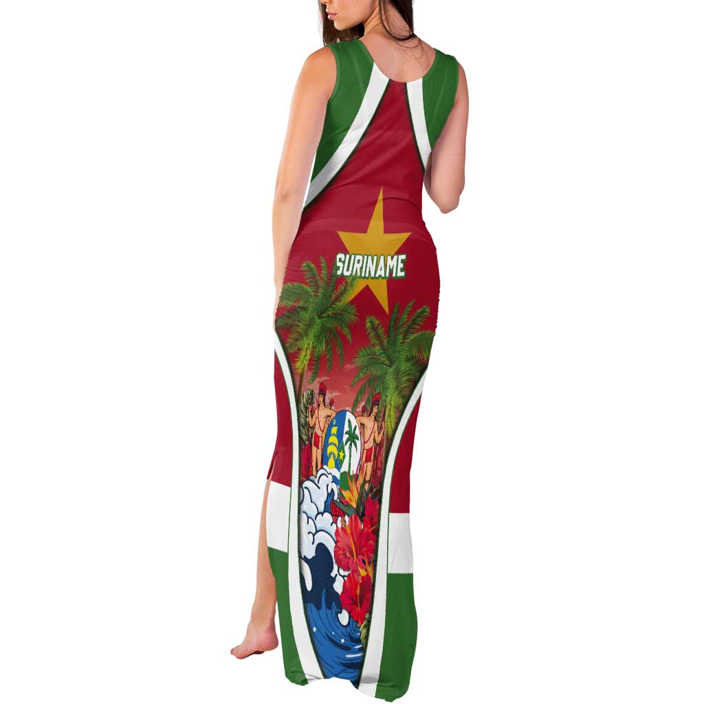 Suriname Ketikoti Tank Maxi Dress Happy Emancipation Day - Wonder Print Shop