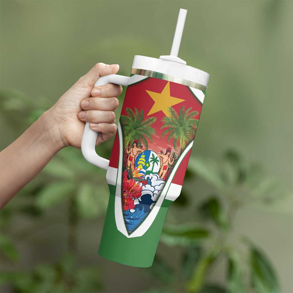 Suriname Ketikoti Tumbler With Handle Happy Emancipation Day - Wonder Print Shop