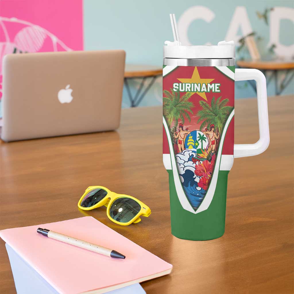 Suriname Ketikoti Tumbler With Handle Happy Emancipation Day - Wonder Print Shop