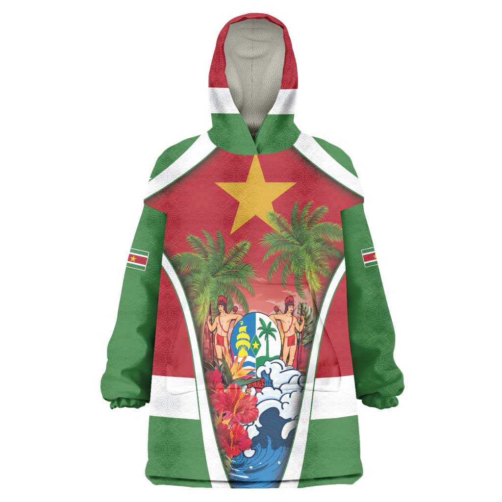 Suriname Ketikoti Wearable Blanket Hoodie Happy Emancipation Day - Wonder Print Shop