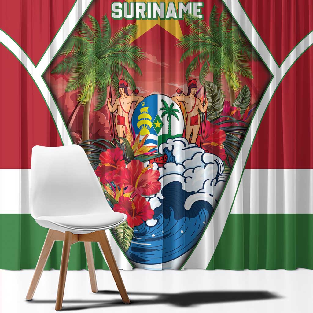 Suriname Ketikoti Window Curtain Happy Emancipation Day - Wonder Print Shop