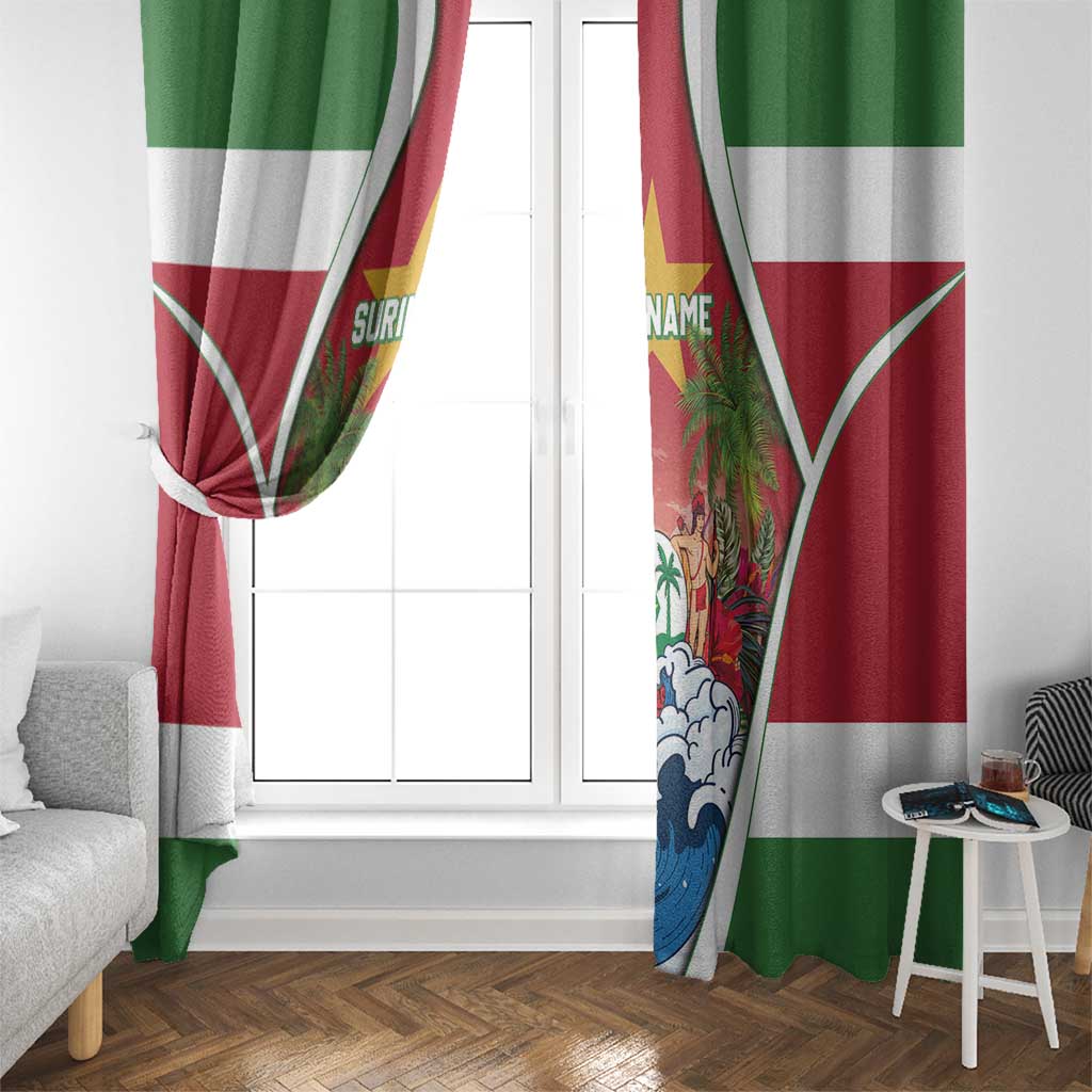 Suriname Ketikoti Window Curtain Happy Emancipation Day - Wonder Print Shop