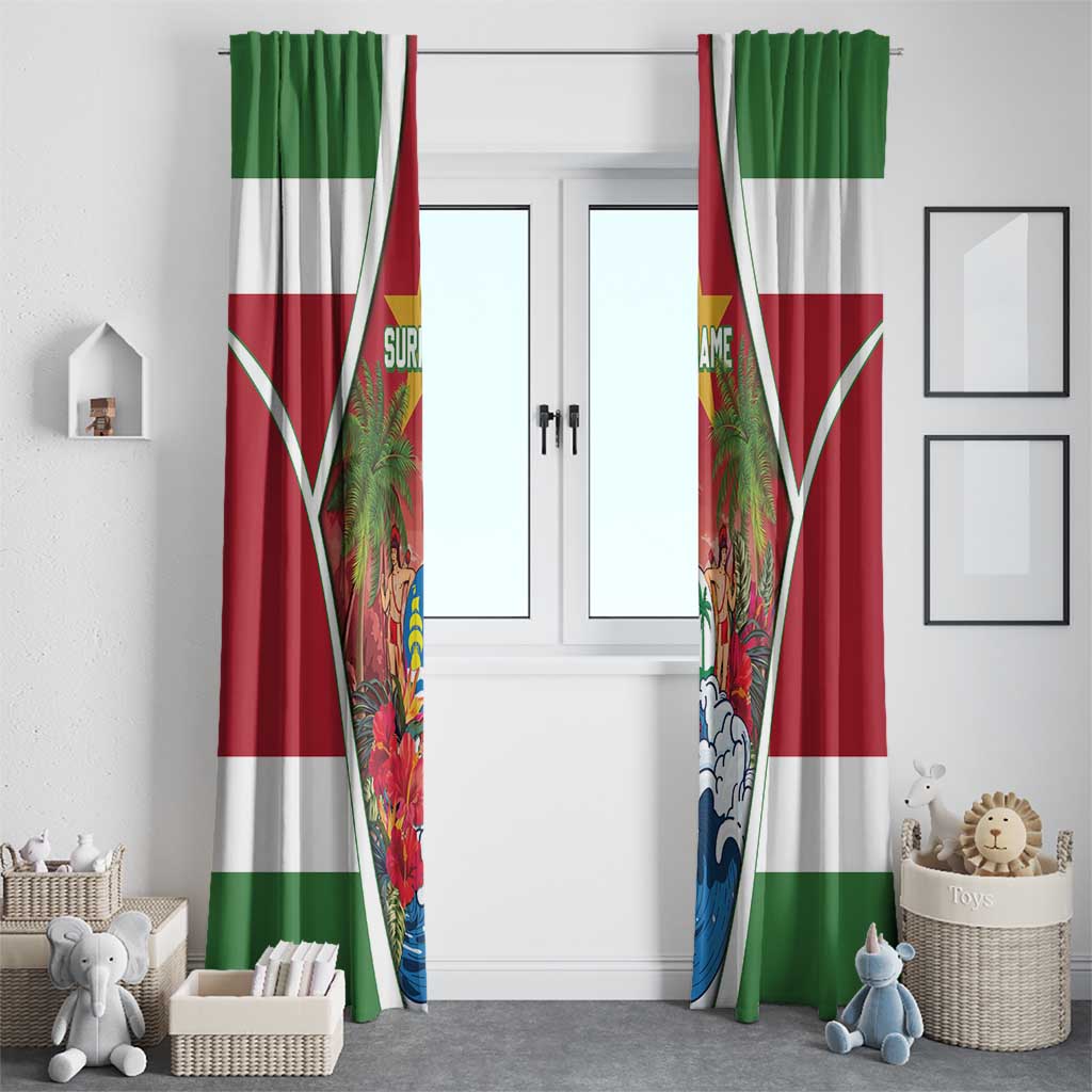 Suriname Ketikoti Window Curtain Happy Emancipation Day - Wonder Print Shop