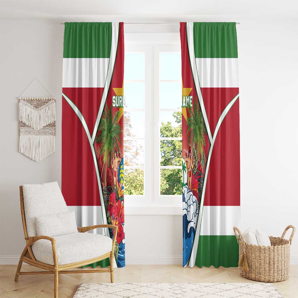 Suriname Ketikoti Window Curtain Happy Emancipation Day - Wonder Print Shop