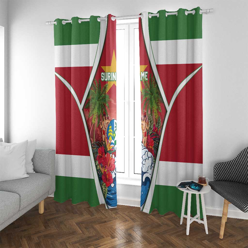 Suriname Ketikoti Window Curtain Happy Emancipation Day - Wonder Print Shop