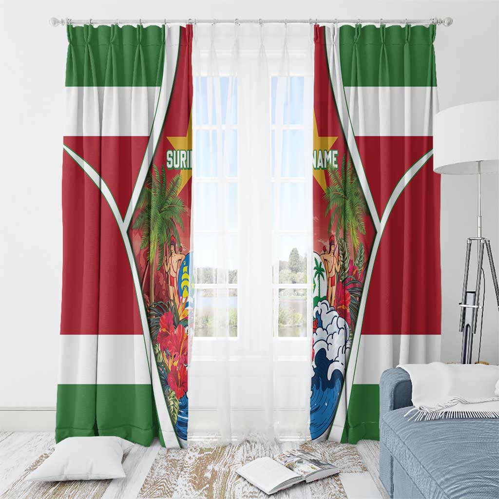 Suriname Ketikoti Window Curtain Happy Emancipation Day - Wonder Print Shop