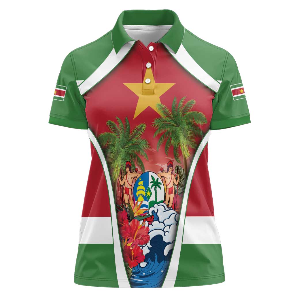 Suriname Ketikoti Women Polo Shirt Happy Emancipation Day - Wonder Print Shop