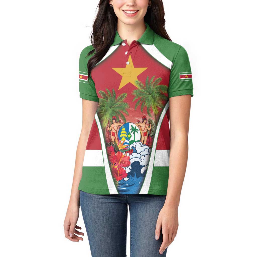Suriname Ketikoti Women Polo Shirt Happy Emancipation Day - Wonder Print Shop