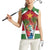 Suriname Ketikoti Women Sleeveless Polo Shirt Happy Emancipation Day - Wonder Print Shop