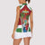 Suriname Ketikoti Women Sleeveless Polo Shirt Happy Emancipation Day - Wonder Print Shop