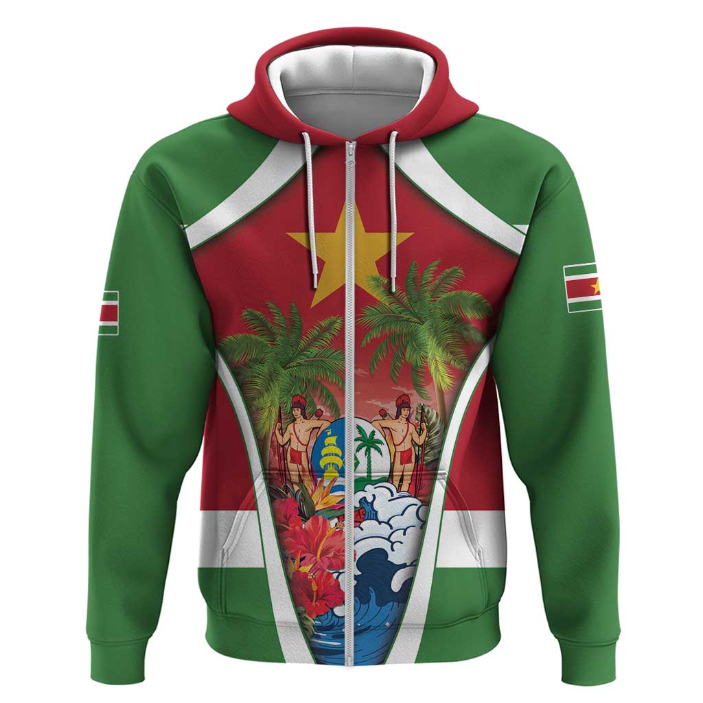 Suriname Ketikoti Zip Hoodie Happy Emancipation Day - Wonder Print Shop