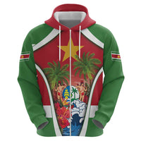 Suriname Ketikoti Zip Hoodie Happy Emancipation Day - Wonder Print Shop