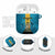 Bahamas Emancipation Day AirPods Case Blue Marlin With Coat Of Arms - Wonder Print Shop