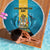 Bahamas Emancipation Day Beach Blanket Blue Marlin With Coat Of Arms - Wonder Print Shop