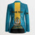 Personalized Bahamas Emancipation Day Blazer Blue Marlin With Coat Of Arms - Wonder Print Shop