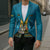 Personalized Bahamas Emancipation Day Blazer Blue Marlin With Coat Of Arms - Wonder Print Shop