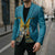 Personalized Bahamas Emancipation Day Blazer Blue Marlin With Coat Of Arms - Wonder Print Shop