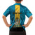 Personalized Bahamas Emancipation Day Family Matching Long Sleeve Bodycon Dress and Hawaiian Shirt Blue Marlin With Coat Of Arms - Wonder Print Shop