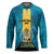 Personalized Bahamas Emancipation Day Hockey Jersey Blue Marlin With Coat Of Arms - Wonder Print Shop