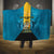Bahamas Emancipation Day Hooded Blanket Blue Marlin With Coat Of Arms - Wonder Print Shop