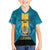 Personalized Bahamas Emancipation Day Kid Hawaiian Shirt Blue Marlin With Coat Of Arms - Wonder Print Shop