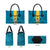 Bahamas Emancipation Day Leather Bag Blue Marlin With Coat Of Arms - Wonder Print Shop