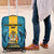 Bahamas Emancipation Day Luggage Cover Blue Marlin With Coat Of Arms - Wonder Print Shop