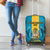 Bahamas Emancipation Day Luggage Cover Blue Marlin With Coat Of Arms - Wonder Print Shop