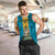 Personalized Bahamas Emancipation Day Men Tank Top Blue Marlin With Coat Of Arms - Wonder Print Shop