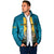 Personalized Bahamas Emancipation Day Padded Jacket Blue Marlin With Coat Of Arms - Wonder Print Shop
