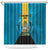 Bahamas Emancipation Day Shower Curtain Blue Marlin With Coat Of Arms - Wonder Print Shop