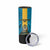 Personalized Bahamas Emancipation Day Skinny Tumbler Blue Marlin With Coat Of Arms - Wonder Print Shop