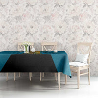 Bahamas Emancipation Day Tablecloth Blue Marlin With Coat Of Arms - Wonder Print Shop