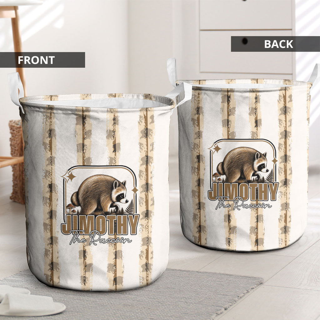 Jimothy The Raccoon Laundry Basket Seattle Trash Panda Lover