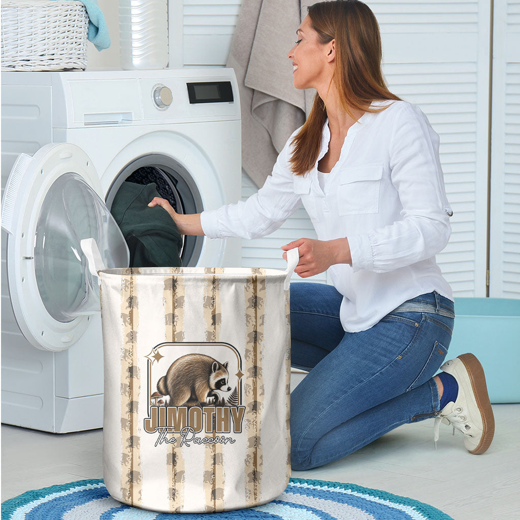 Jimothy The Raccoon Laundry Basket Seattle Trash Panda Lover