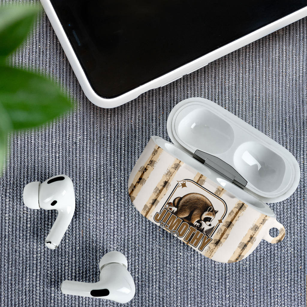 Jimothy The Raccoon AirPods Case Seattle Trash Panda Lover