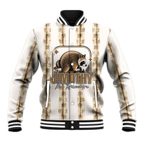 Jimothy The Raccoon Baseball Jacket Seattle Trash Panda Lover