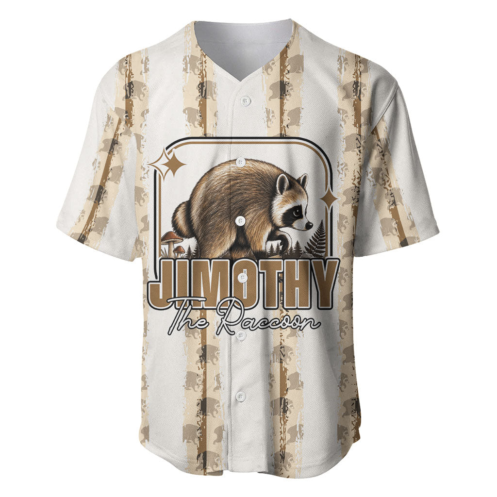 Jimothy The Raccoon Baseball Jersey Seattle Trash Panda Lover