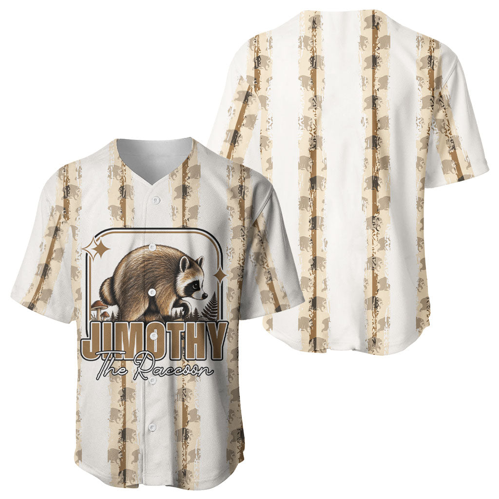 Jimothy The Raccoon Baseball Jersey Seattle Trash Panda Lover