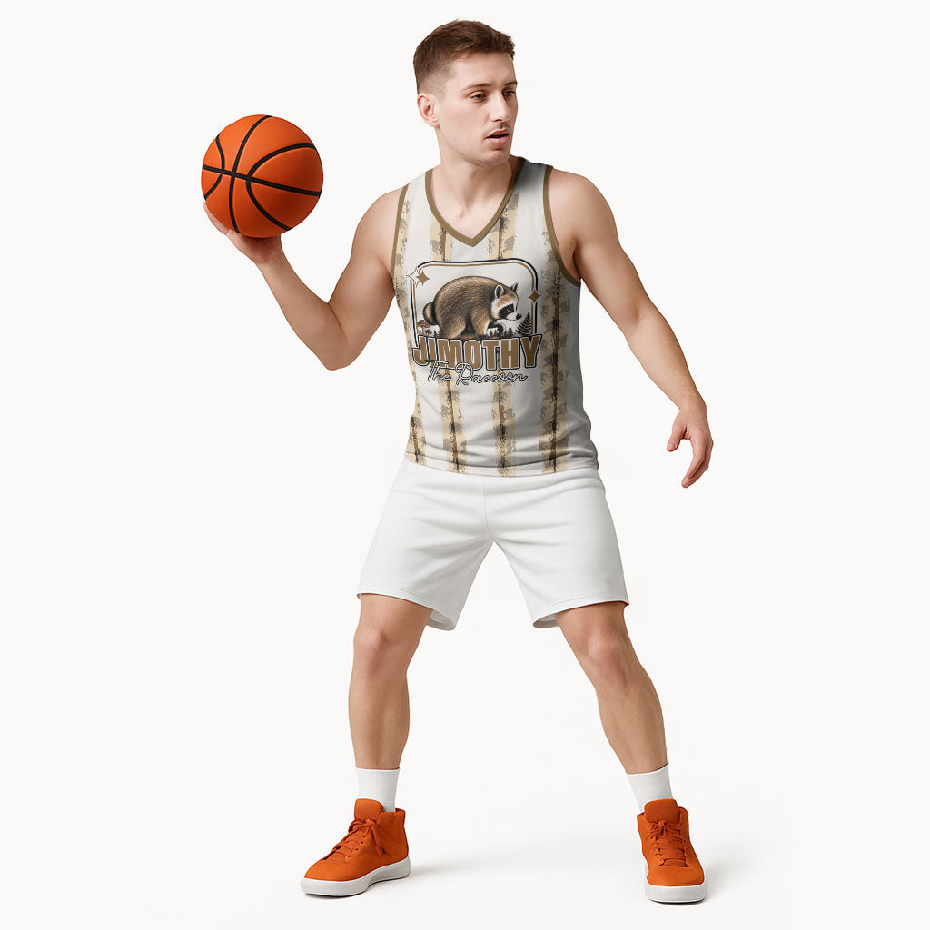 Jimothy The Raccoon Basketball Jersey Seattle Trash Panda Lover