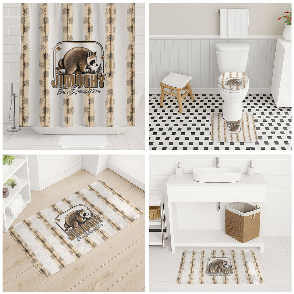 Jimothy The Raccoon Bathroom Set Seattle Trash Panda Lover