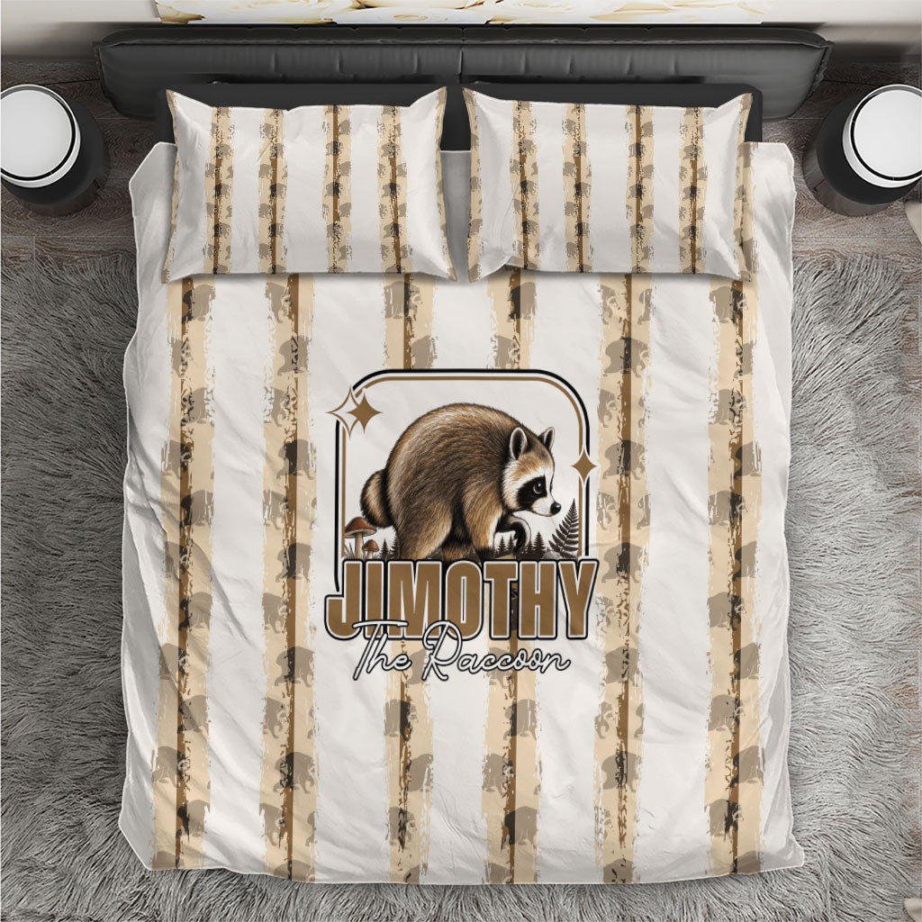Jimothy The Raccoon Bedding Set Seattle Trash Panda Lover